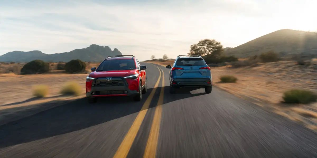 Toyota Corolla Crosses fulfill their destiny (Photo courtesy of Toyota Motor Sales, U.S.A., Inc.)