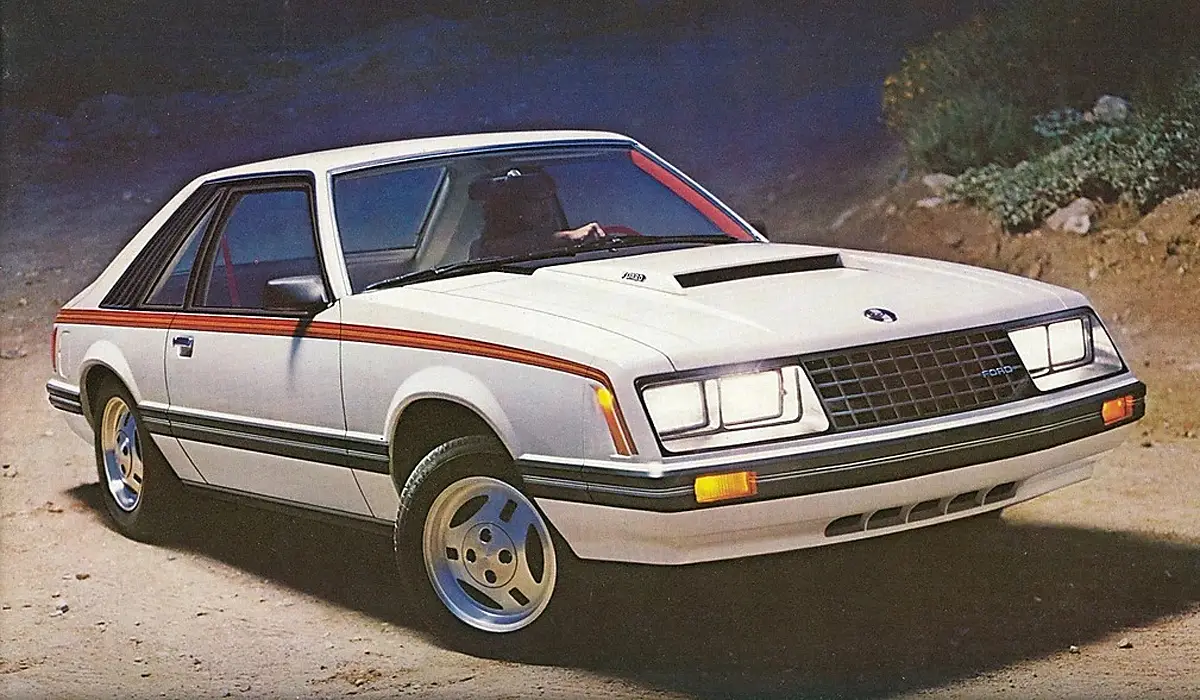 1980 Ford Mustang ad.