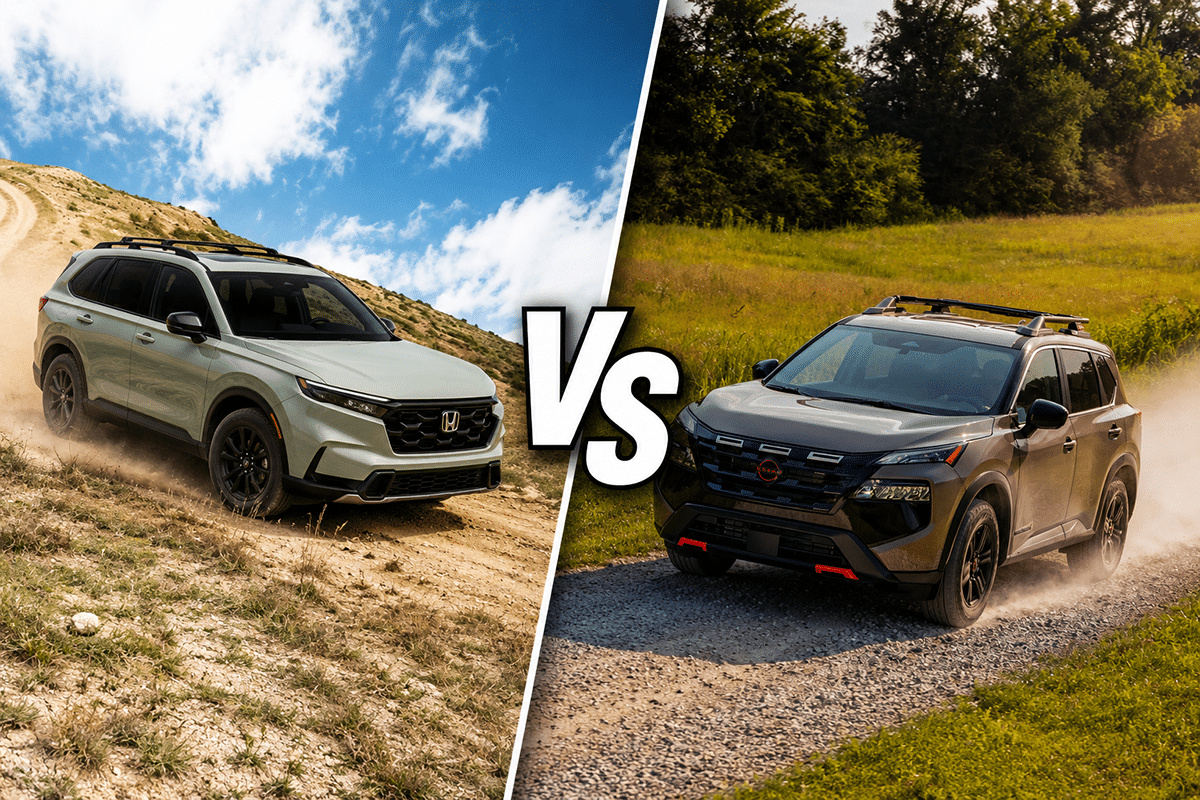 2026 Nissan Rogue vs Honda CR-V 1