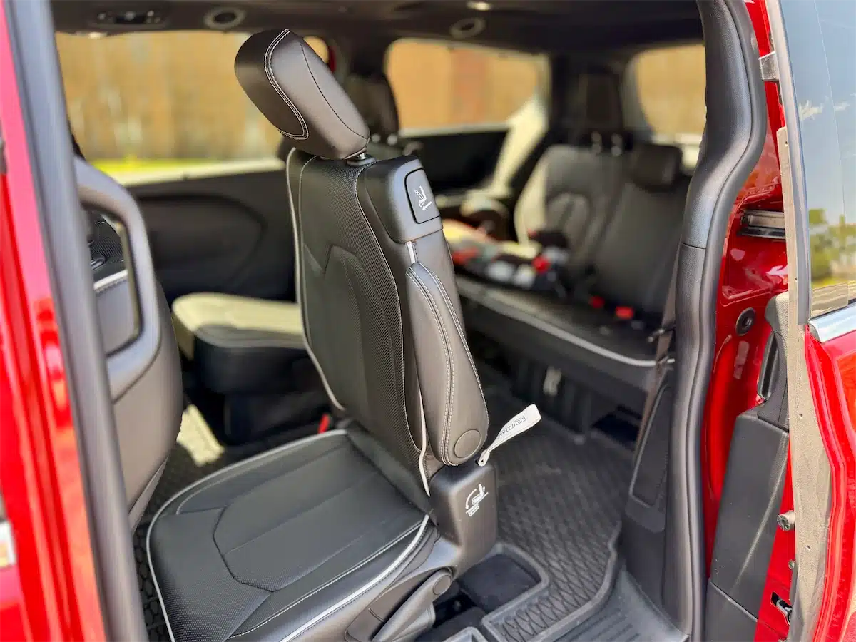 Chrysler Pacifica rear seating