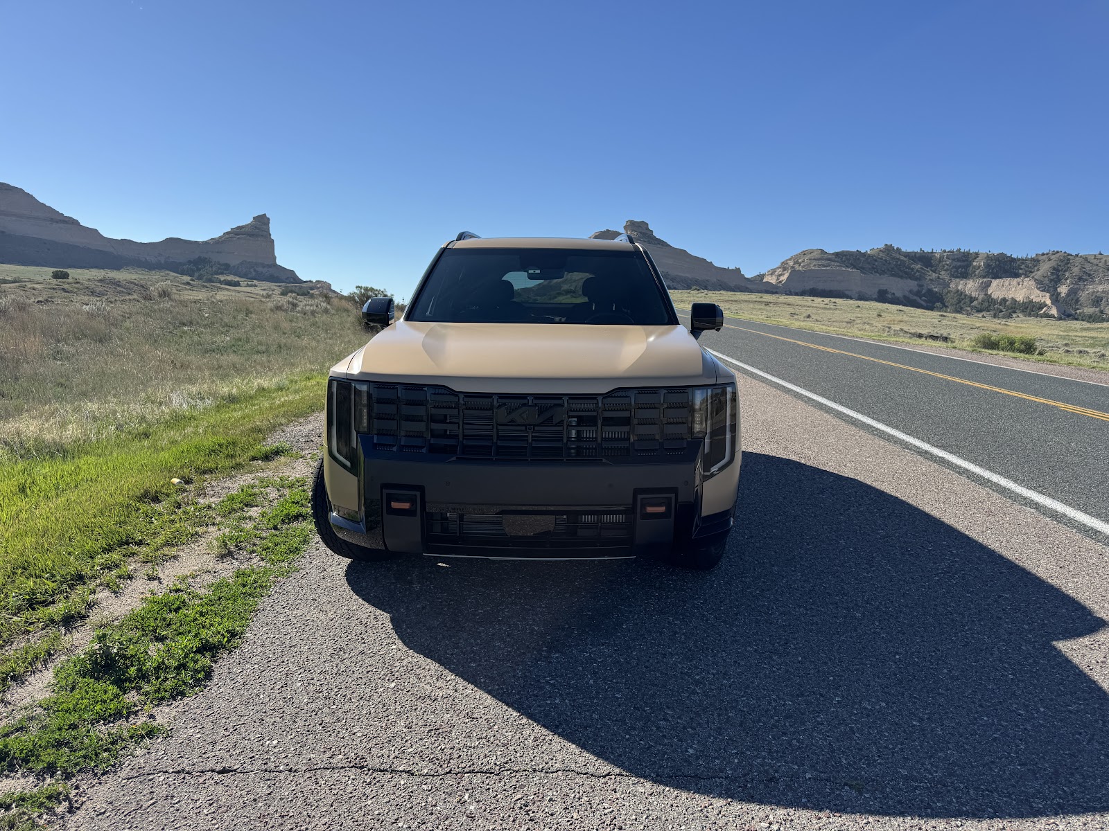 Rear view of the 2027 Kia Telluride X-Pro
