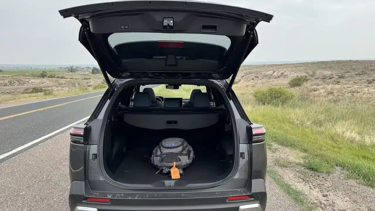 Open cargo area of the 2026 Subaru Trailseeker