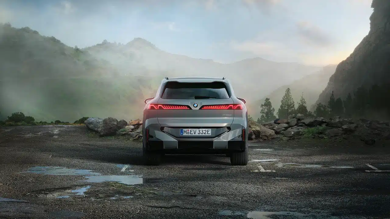 New BMW X5 family SUV rear view