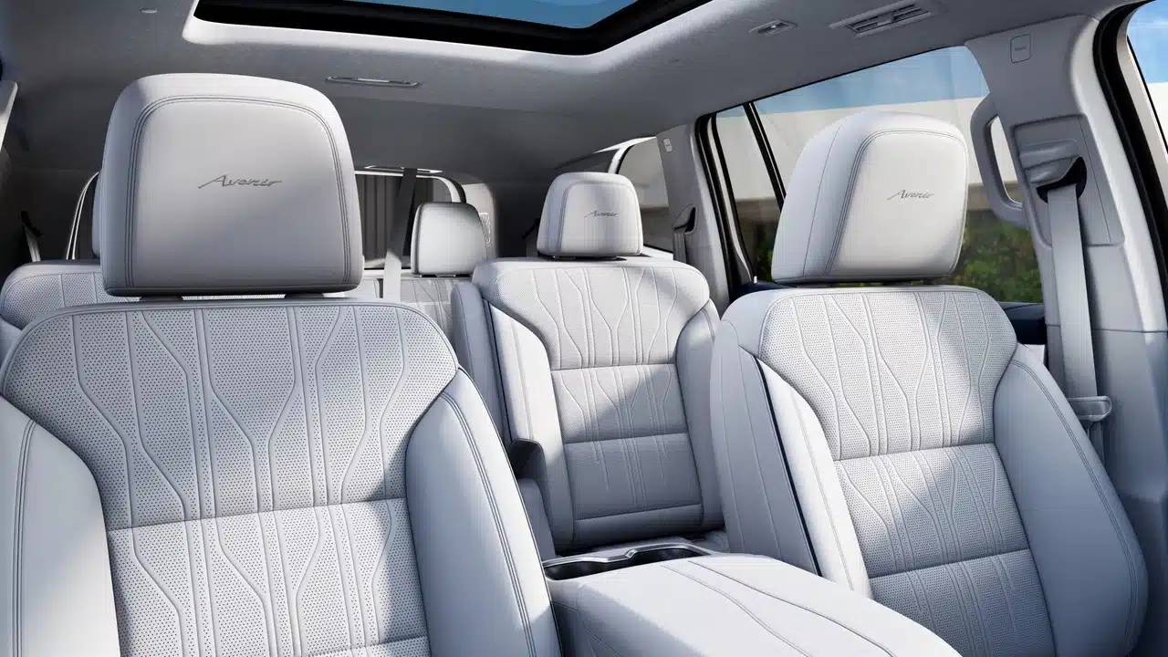 2027 Buick Enclave Avenir front seats and cabin