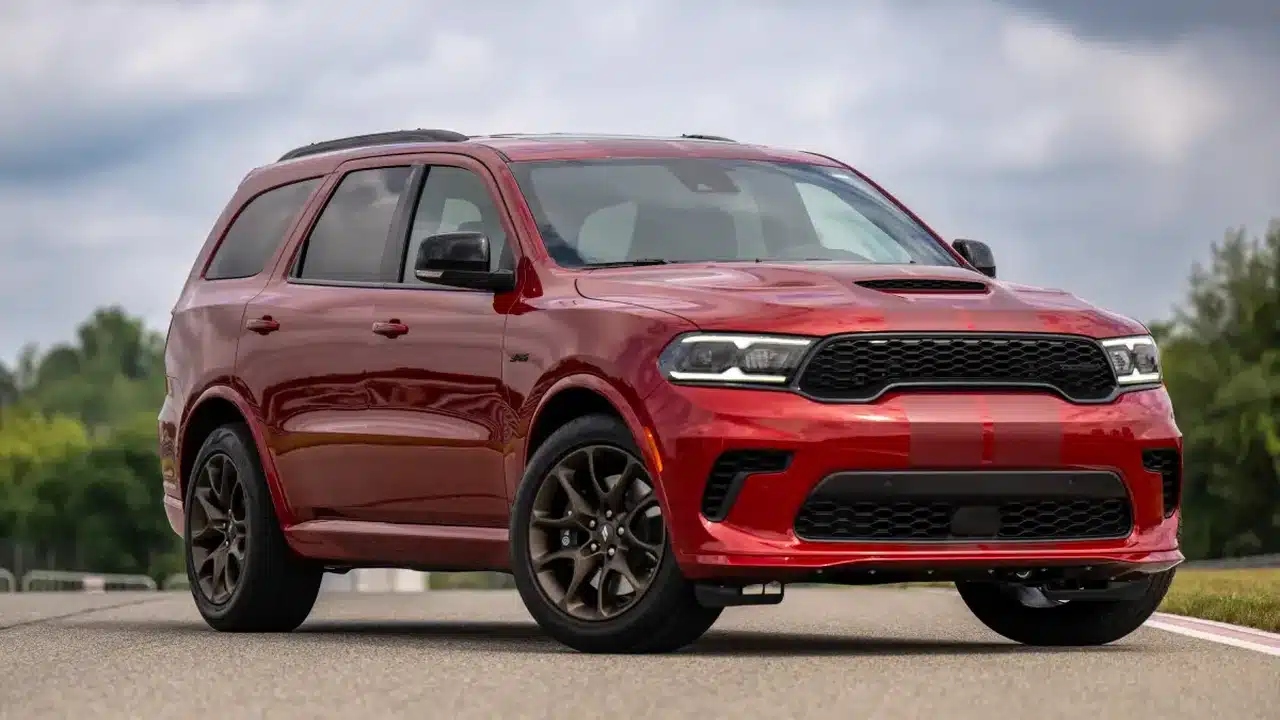 2027 Dodge Durango in Redeye paint