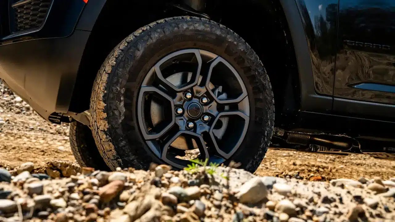 Grand Cherokee wheel and all-terrain tire