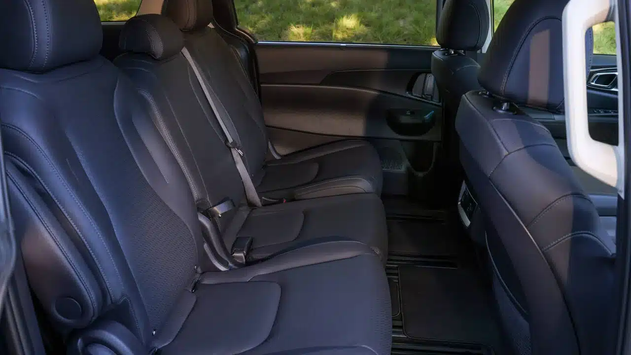 Second-row seating in a 2027 Kia Carnival