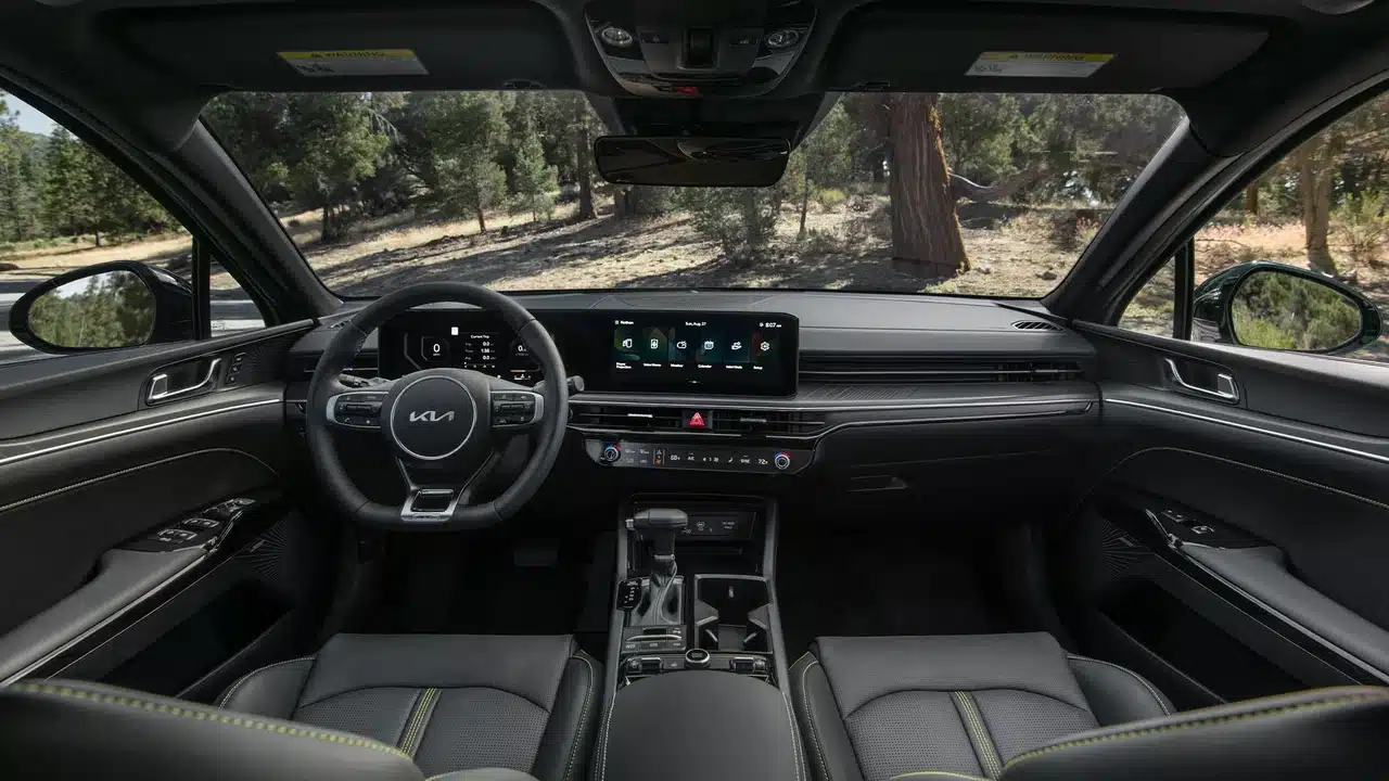 2027 Kia K5 GT cabin and center console