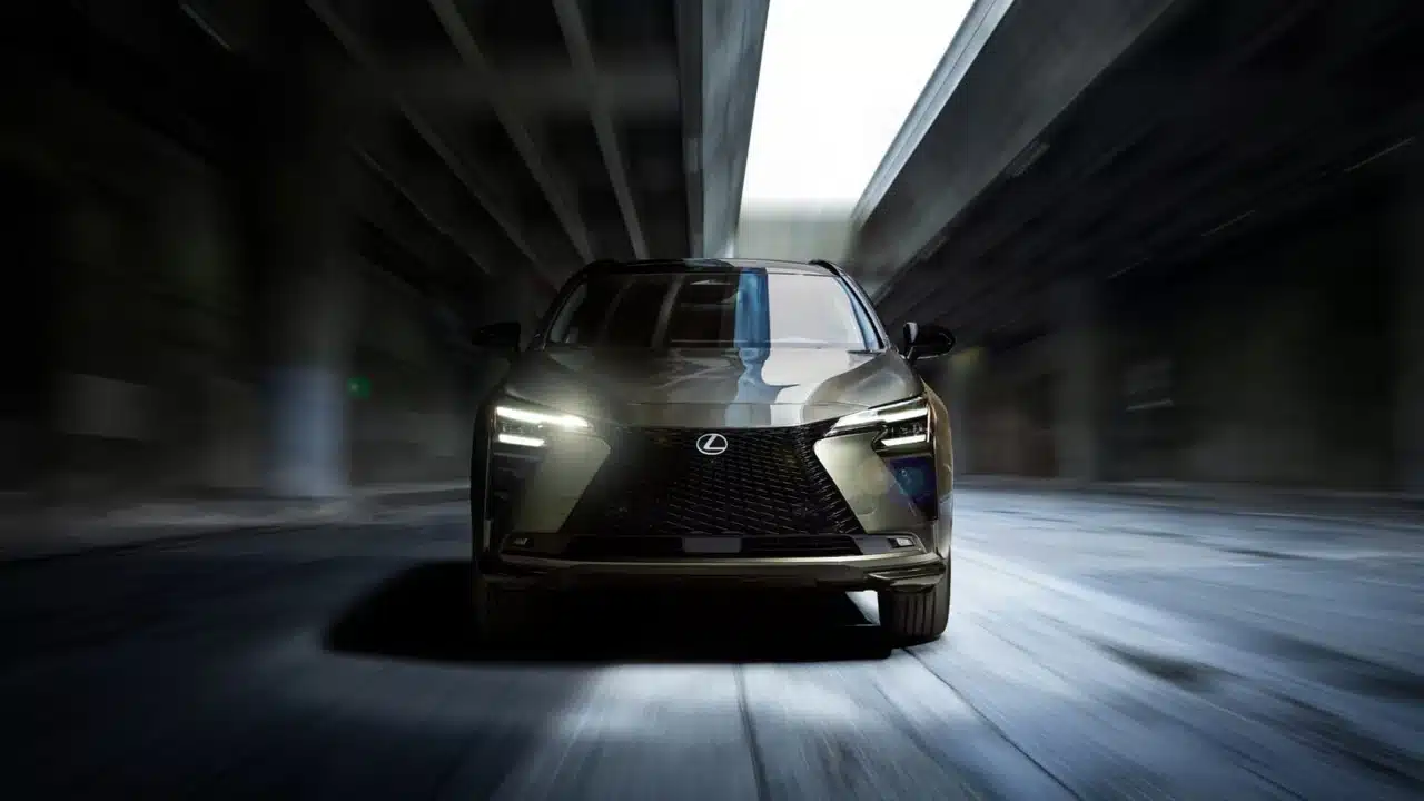 2027 Lexus NX 450h+ plug-in hybrid shown from the front