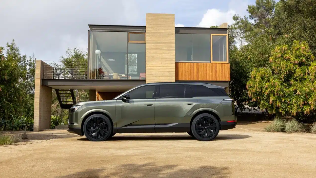 Side profile of the 2027 Lexus TZ