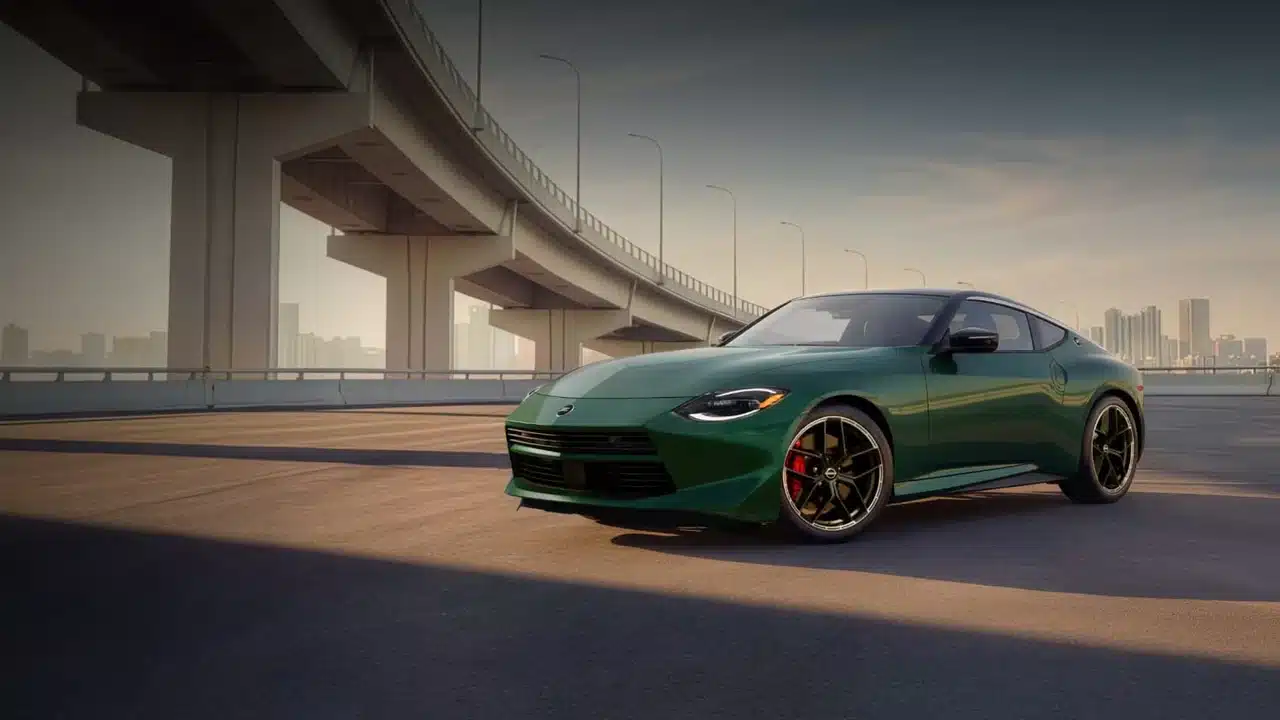 2027 Nissan Z Performance in Shinkai Green