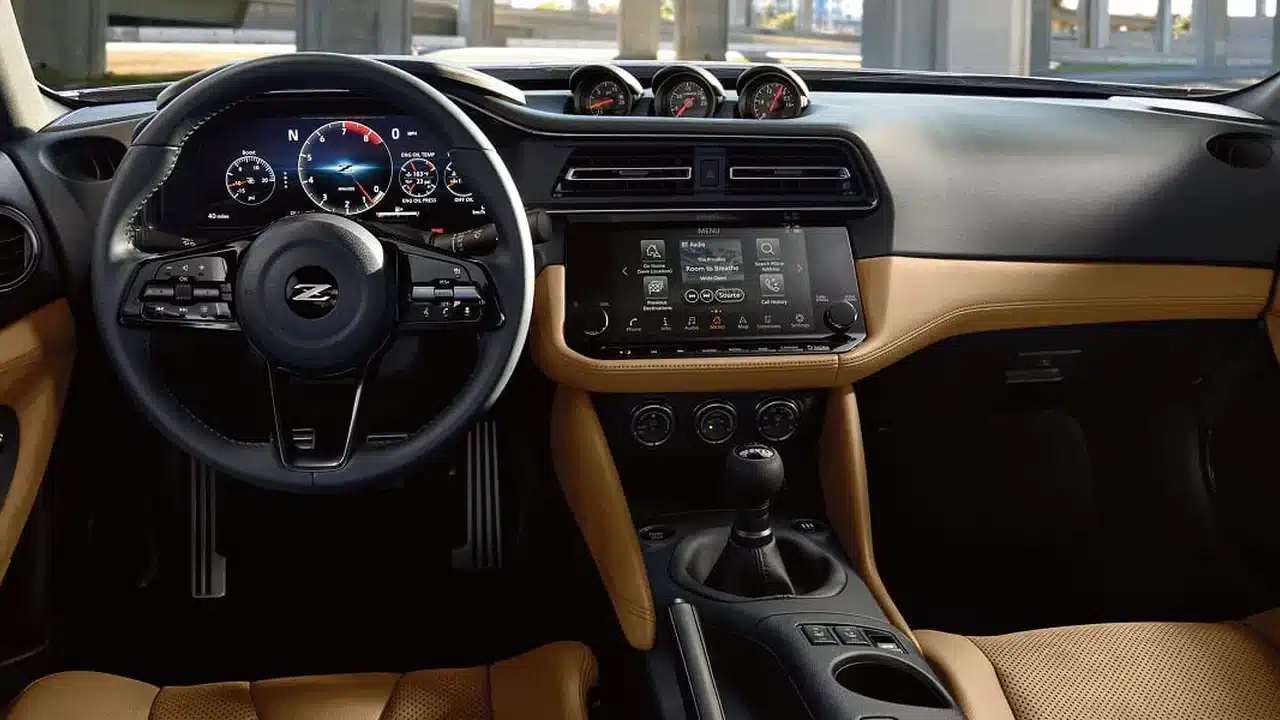 2027 Nissan Z Performance tan cockpit