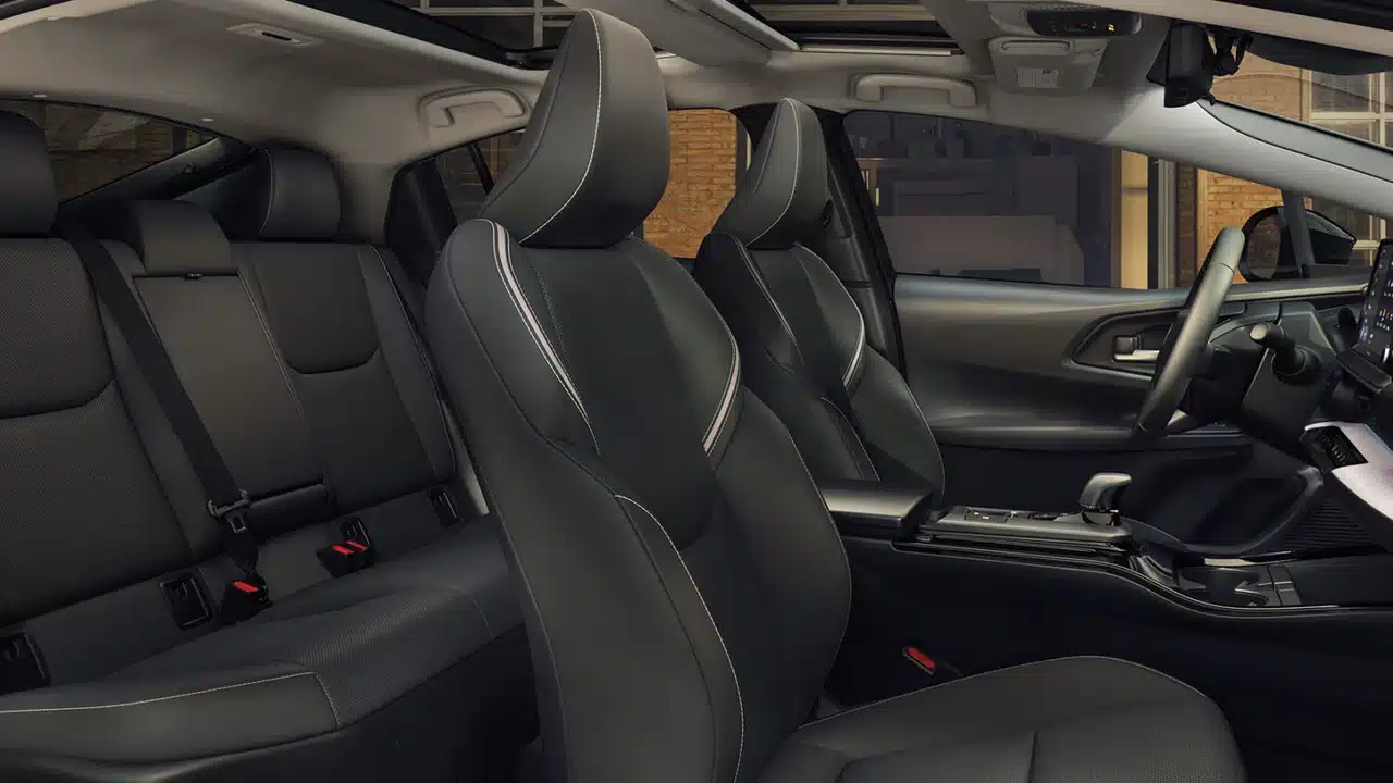 2027 Toyota Prius cabin and front seats