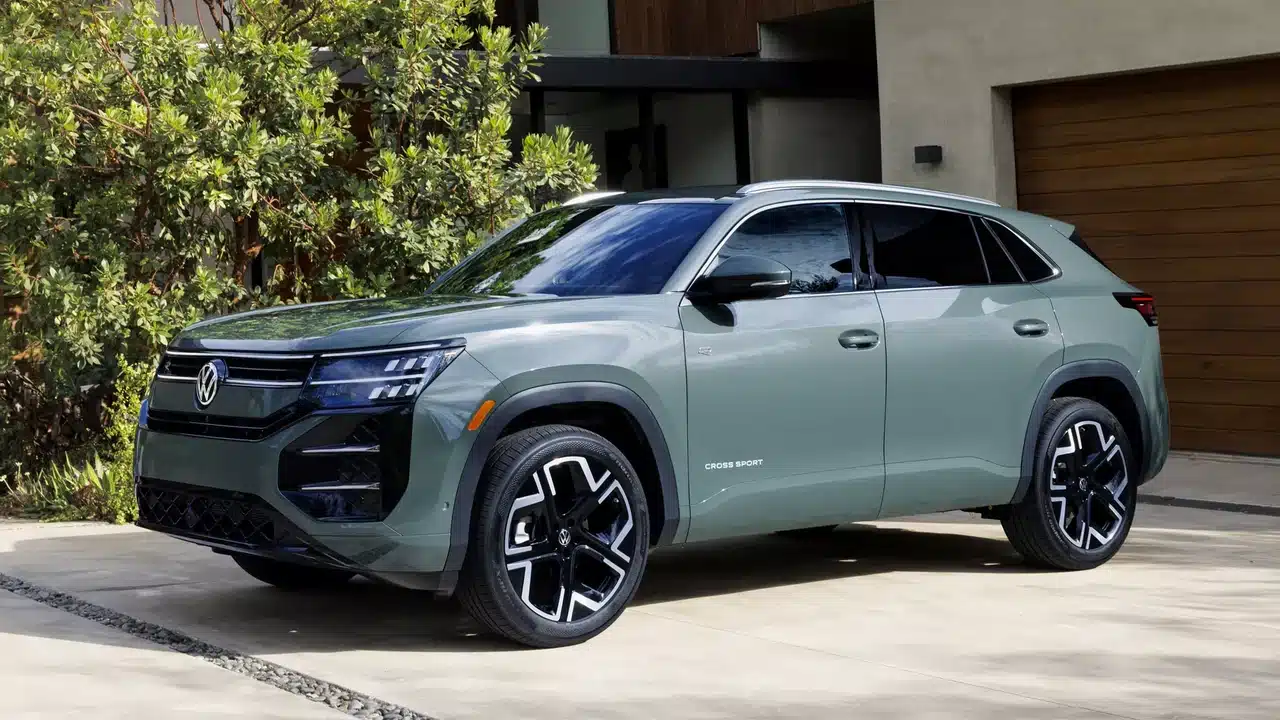 2027 Volkswagen Atlas Cross Sport in Dark Sage Metallic