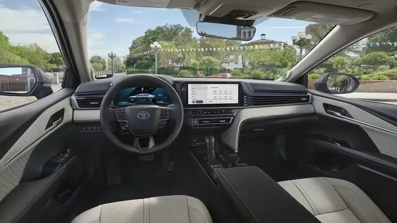 2026 Toyota Camry cabin and dashboard