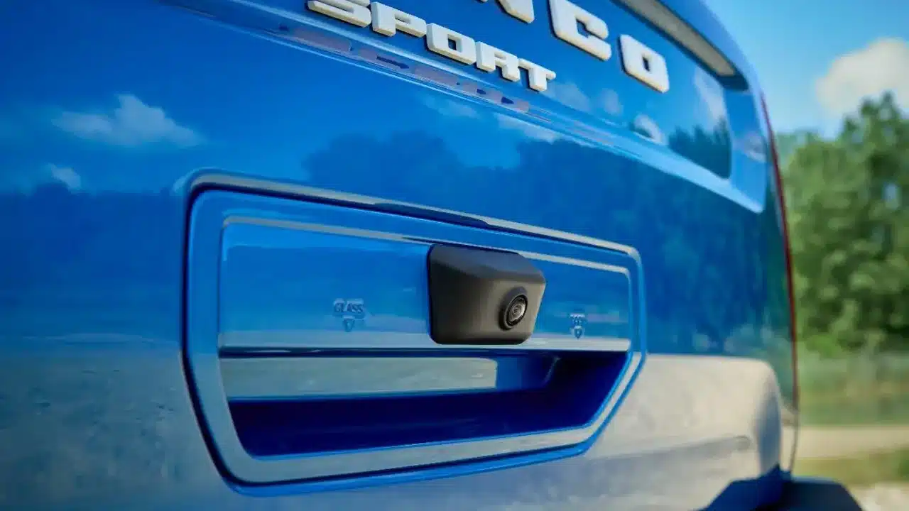Ford Bronco Sport rearview camera