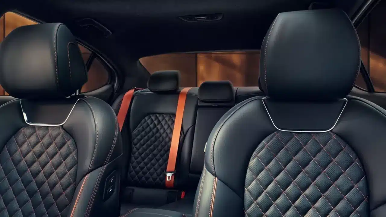 2026 Genesis G70 Prestige Graphite Nappa leather seating