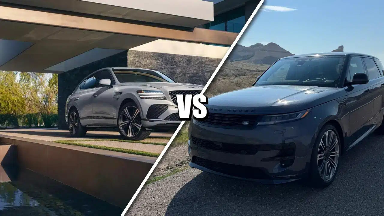 Genesis GV80 Coupe and Range Rover Sport comparison