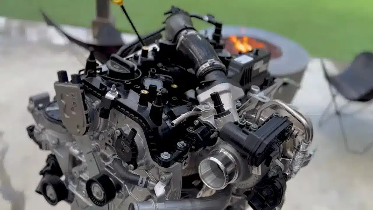 Hurricane 4 engine components shown during engineer interview