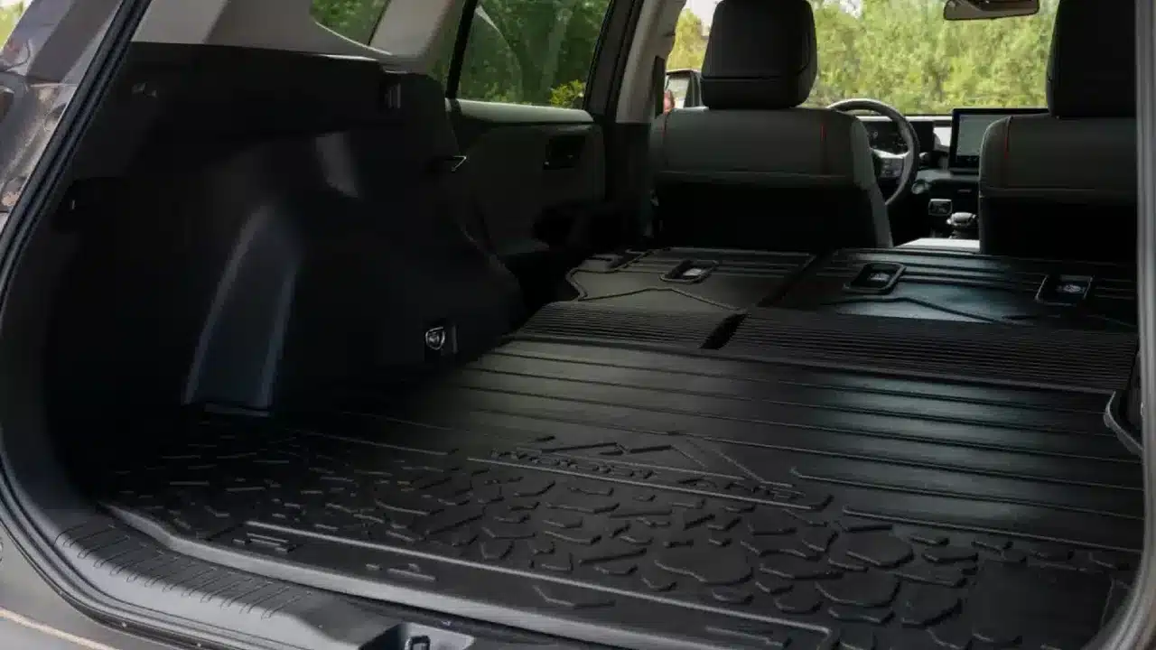 RAV4 cargo area without the JBL subwoofer