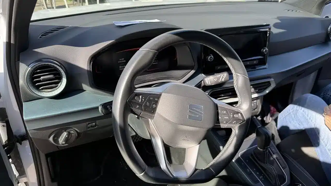 Dashboard and front seats of Jeff Zurschmeide’s SEAT Arona