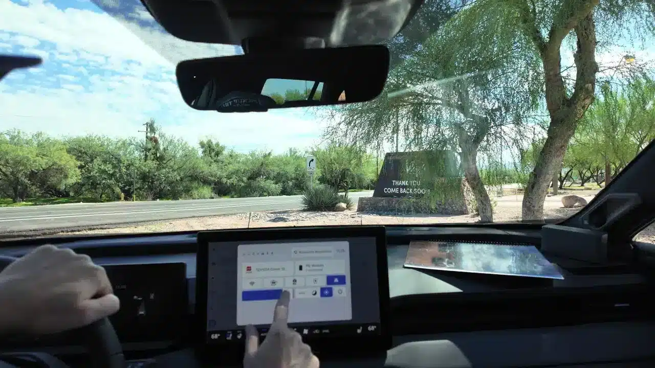Quick Control Menu on the Toyota RAV4 touchscreen