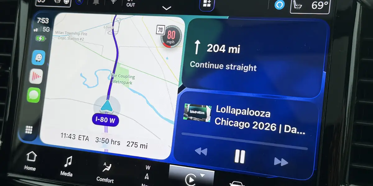 2027 Chrysler Pacifica infotainment