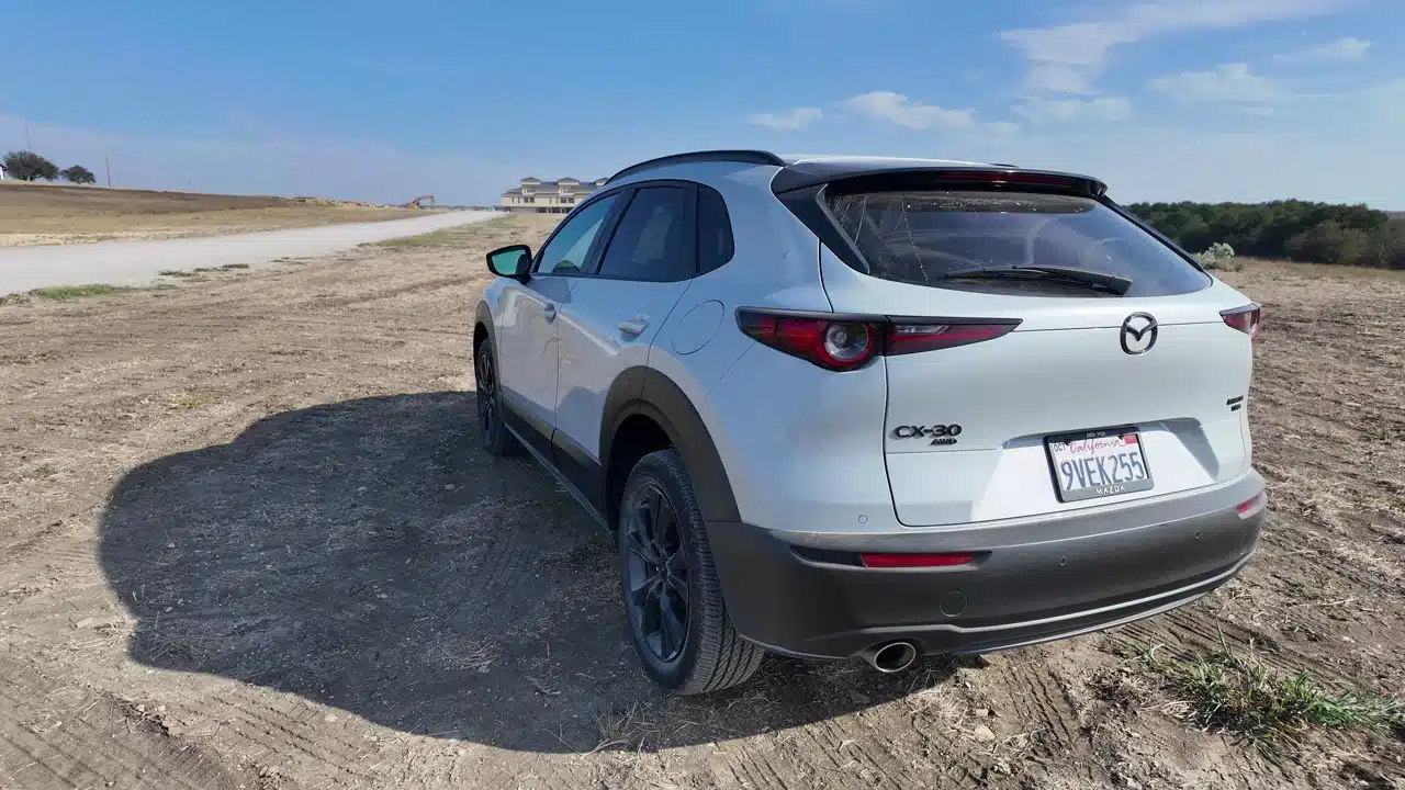 2026 Mazda CX-30 Turbo Aire Edition rear three-quarter view